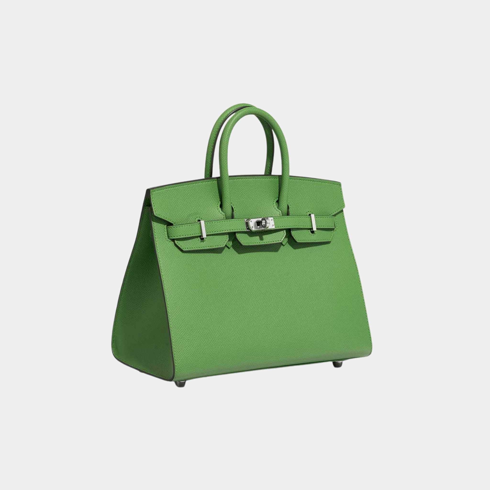 Birkin 25 Epsom Vert Yucca PHW - Image 3