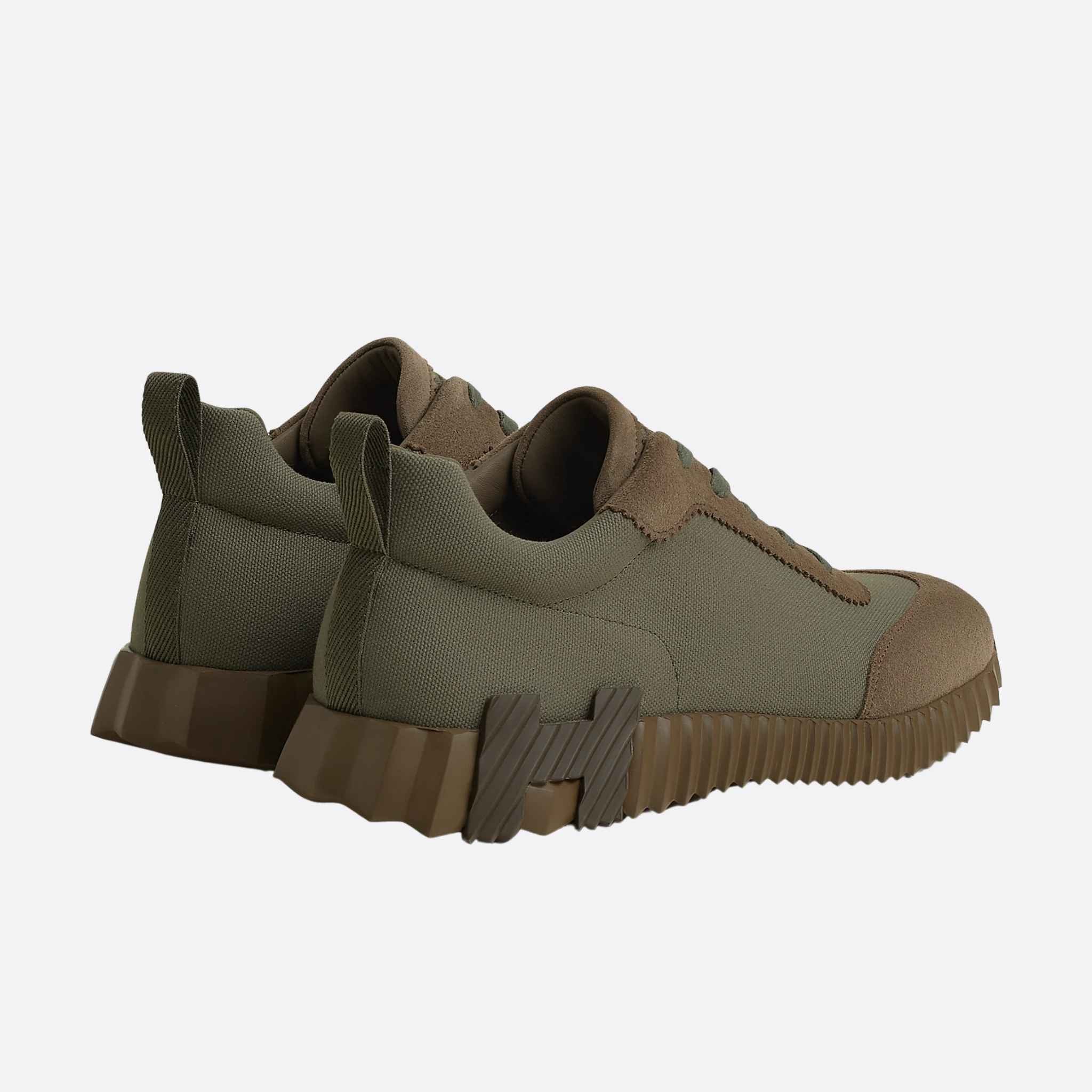Bouncing Sneaker Cotton Canvas Suede Men - Image 3