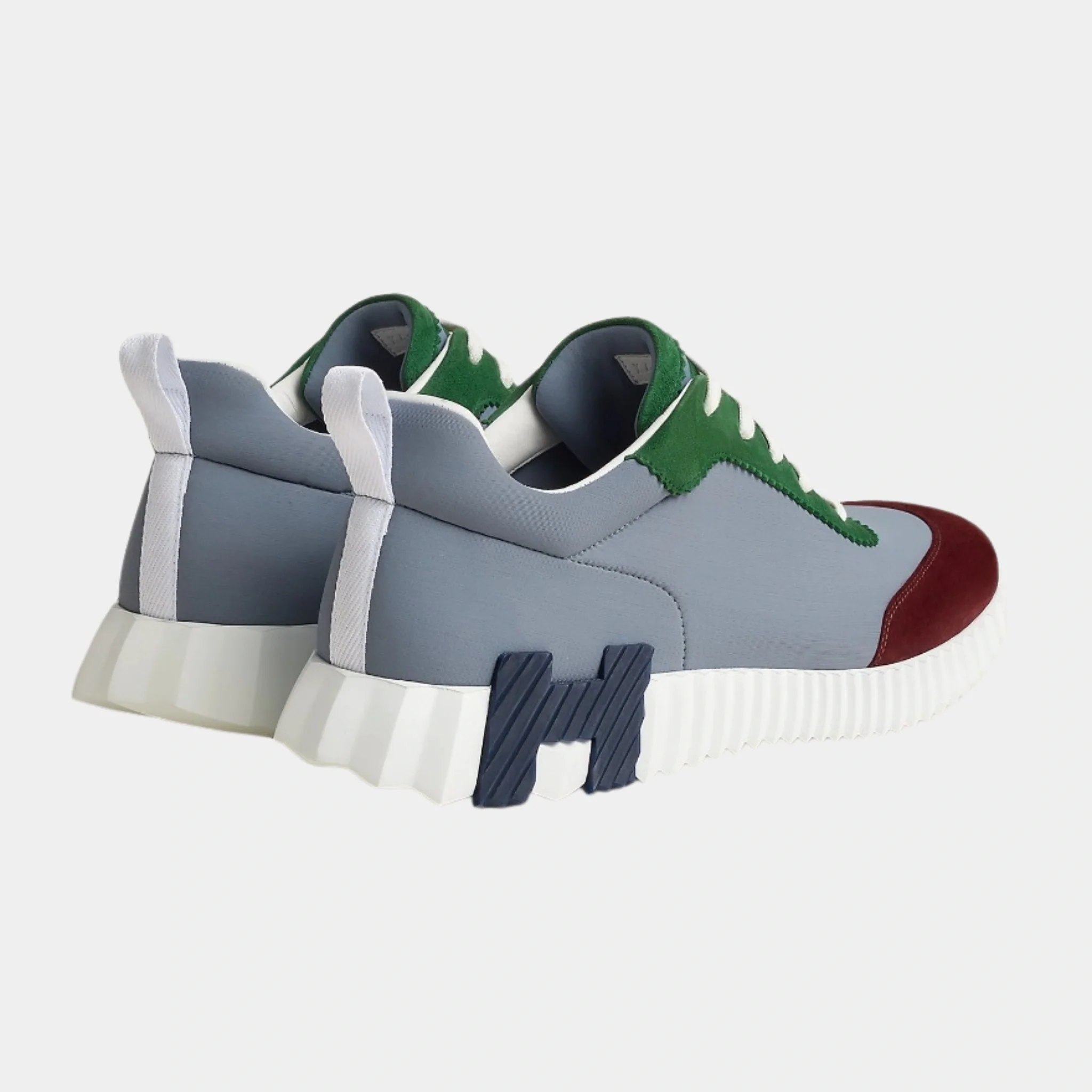 Bouncing Sneaker in Technical Jersey and Suede Men - Image 3