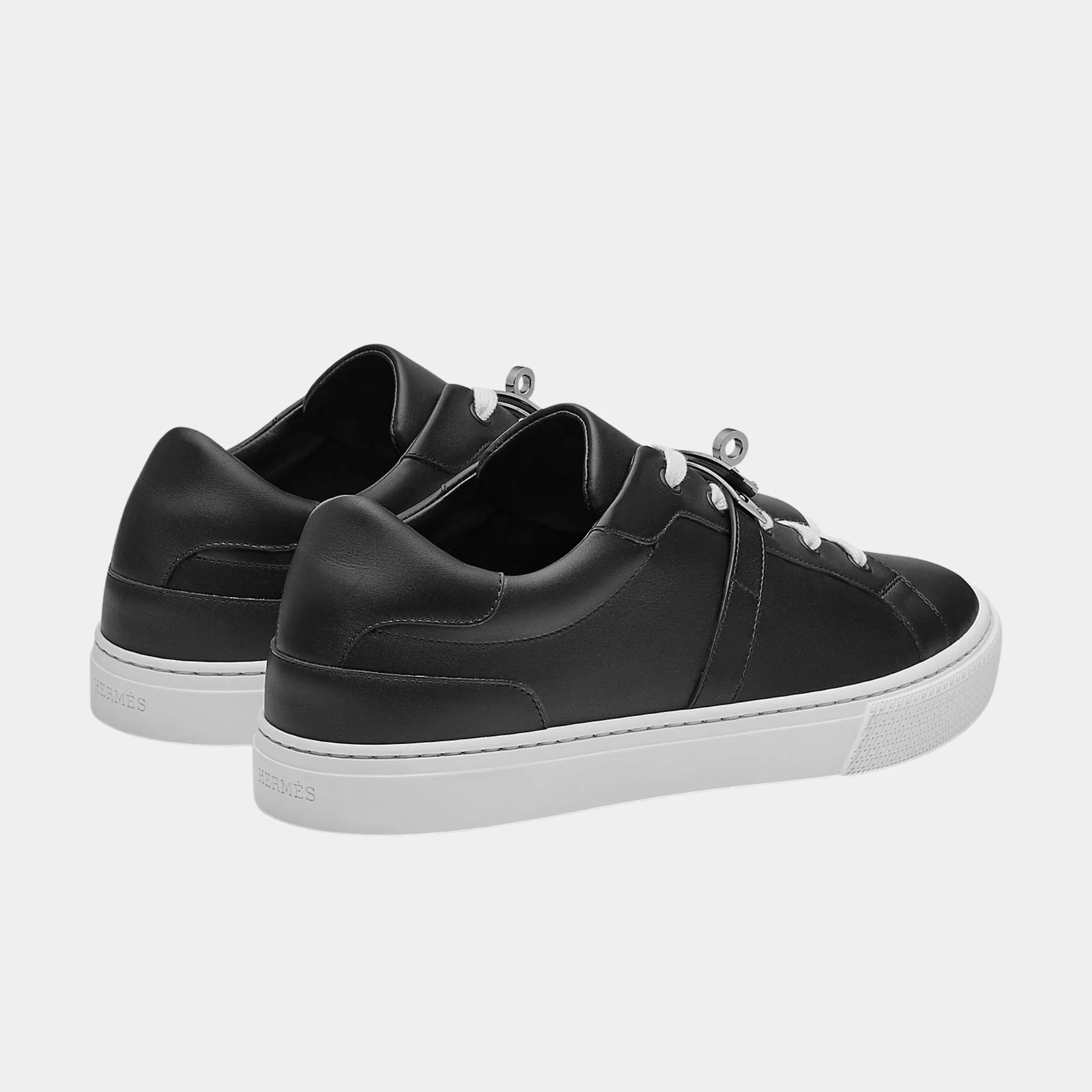 Day Sneaker in Calfskin with Palladium Plated Buckle - Image 6