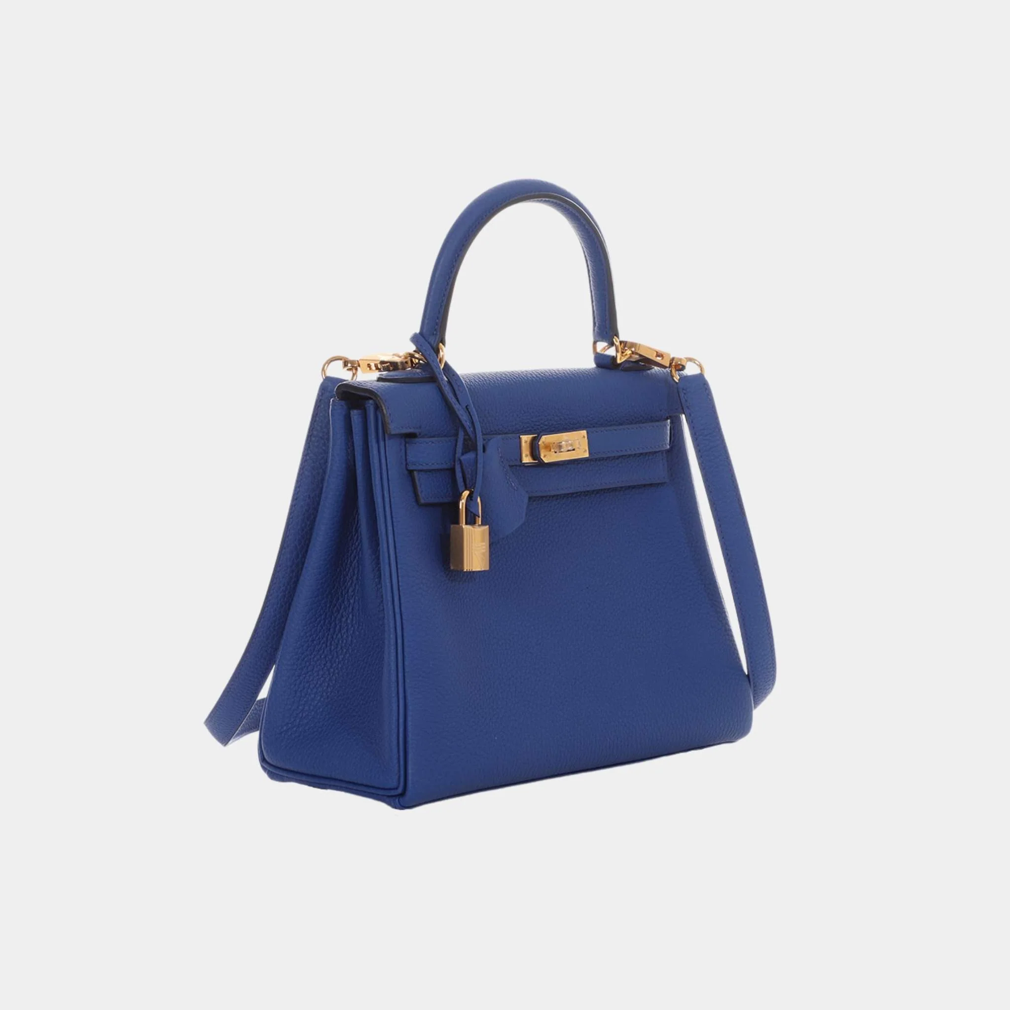 Kelly 25 Togo Bleu Royal GHW - Image 3