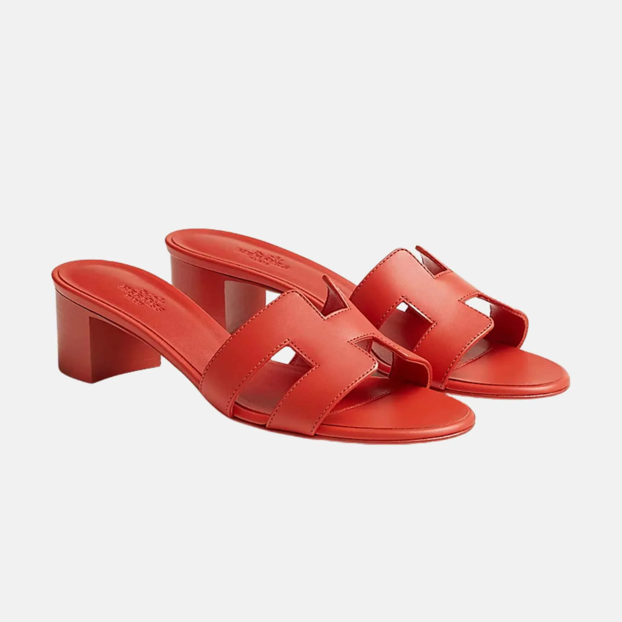 Oasis High Heel Sandals in Calfskin - Image 10