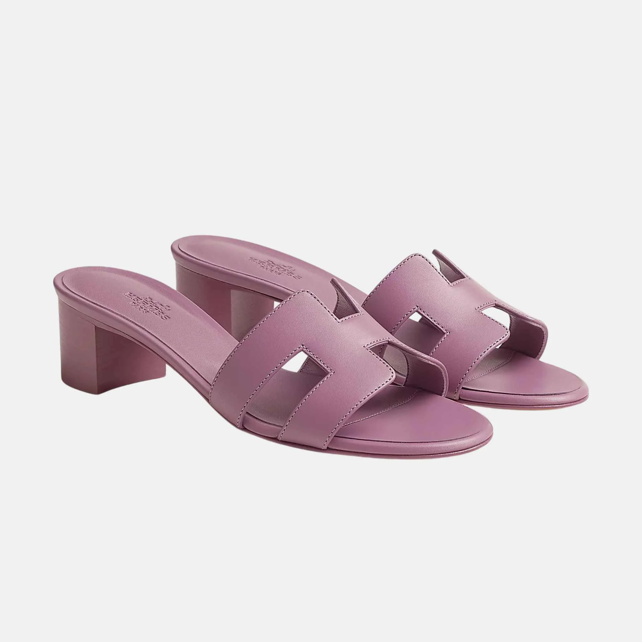 Oasis High Heel Sandals in Calfskin - Image 4
